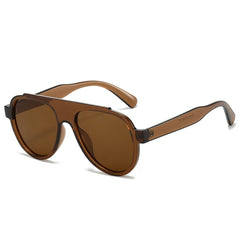 Trendy Oversized Pilot Sunglasses