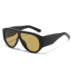 Fashion Forward Retro-Futuristic Visor Sunglasses