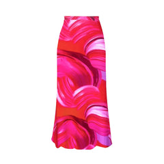 Vibrant Floral Print Swimsuit with Ruffle Details