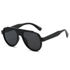 Trendy Oversized Pilot Sunglasses
