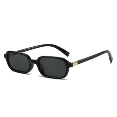Fashion Forward Slim Rectangular Sunglasses