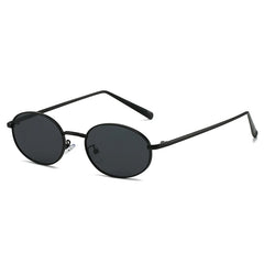 Shauna Vintage Retro Oval Sunglasses