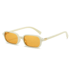 Fashion Forward Slim Rectangular Sunglasses