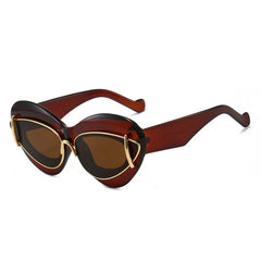 Unique Designer Inspired Cat-Eye Sunglasses