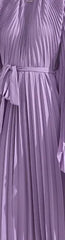Elegant Cream Pleated Midi Dress