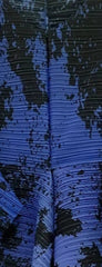 Abstract Ombre Pleated Kaftan Dress