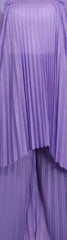 Modest Camel Pleated Layered Maxi Dress
