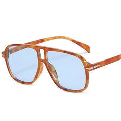 Trendy Tortoise Shell Square Sunglasses
