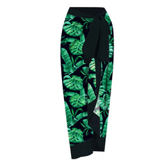 Vibrant Jungle Leaf Design Swimsuit