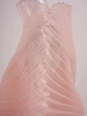 Pleated Blush Pink Maxi Dress