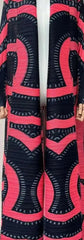 Tribal Print Long Pleated Kimono