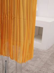 Elegant Ombre Pleated Maxi Dress