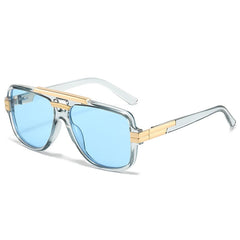Shauna Retro Square Aviator Sunglasses
