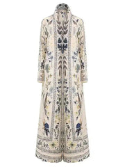 Boho Chic Long Kimono Dress