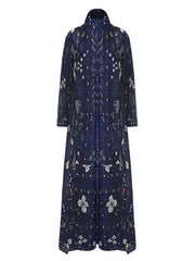Boho Chic Long Kimono Dress