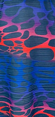 Vibrant Abstract Print Long Maxi Dress