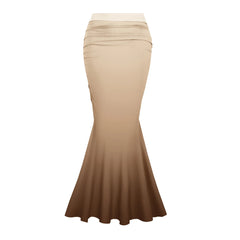 Desert Mirage Halter Bikini & Ombre Maxi Skirt Set