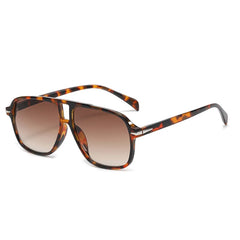 Trendy Tortoise Shell Square Sunglasses