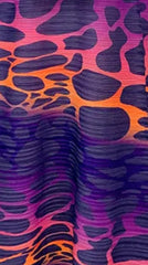 Vibrant Abstract Print Long Maxi Dress