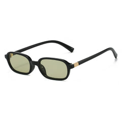 Fashion Forward Slim Rectangular Sunglasses