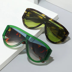 Fashion Forward Retro-Futuristic Visor Sunglasses