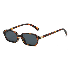 Fashion Forward Slim Rectangular Sunglasses