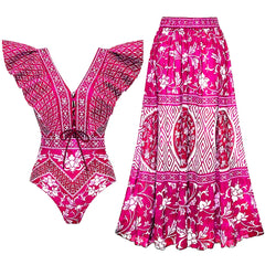 Matching Swimsuit and Maxi Skirt
