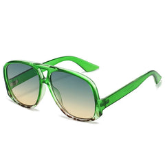 Trendy Oversized Aviator Sunglasses