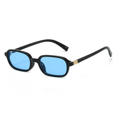 Fashion Forward Slim Rectangular Sunglasses
