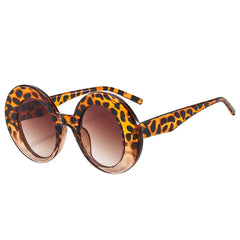 Retro Chunky Round Sunglasses