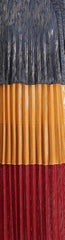 Colorblock Metallic Pleated Maxi Dress