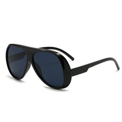 Oversized Gradient Lens Aviator Sunglasses