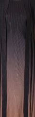 Elegant Ombre Pleated Maxi Dress