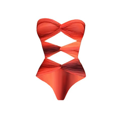 Sunset Ombre Cut-Out Swimsuit