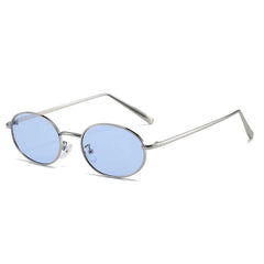 Shauna Vintage Retro Oval Sunglasses