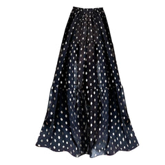 Midnight Glam Polka Dot One-Piece Swimsuit