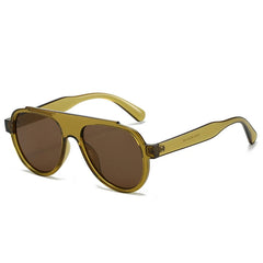 Trendy Oversized Pilot Sunglasses