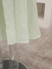 Soft Sage Green Ruffle Tiered Maxi Dress