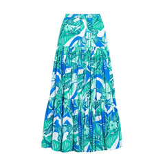 Tropical Off-Shoulder Ruffle Swimsuit