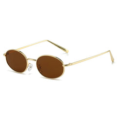 Shauna Vintage Retro Oval Sunglasses