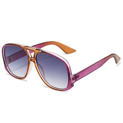 Trendy Oversized Aviator Sunglasses