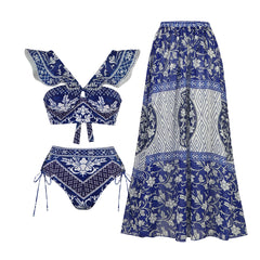 Matching Swimsuit and Maxi Skirt