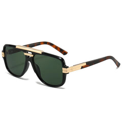 Shauna Retro Square Aviator Sunglasses