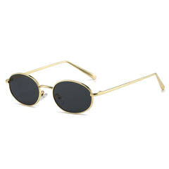 Shauna Vintage Retro Oval Sunglasses
