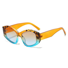 Fashion Forward Geometric Cat-Eye Sunglasses