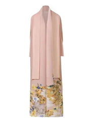 Blush Long Kimono-Style Dress