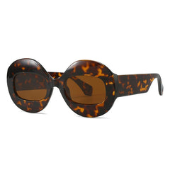 Chic Statement Round Sunglasses