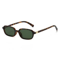 Fashion Forward Slim Rectangular Sunglasses