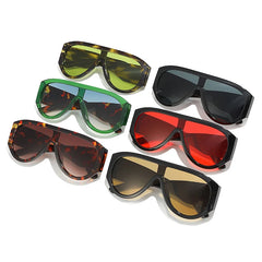 Fashion Forward Retro-Futuristic Visor Sunglasses