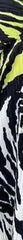 Zebra Print Contrast Pleated Batwing Maxi Dress